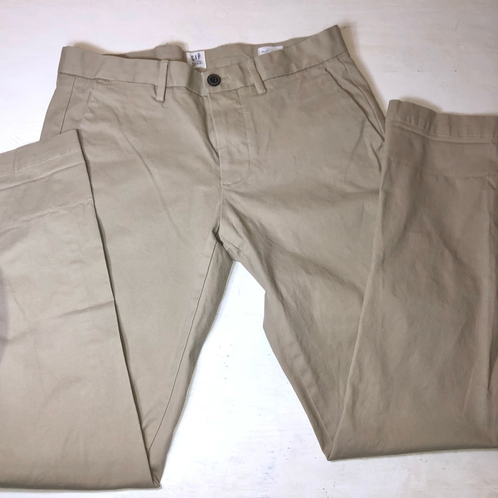 Gap Men's Skinny Stretch Iconic Khaki Chino Pants, Sz 30/30, EUC